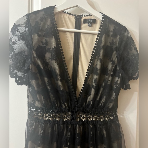 Lulus Elegant Black Lace Dress - Picture 7 of 9